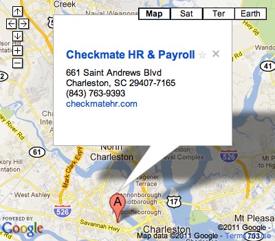 CheckmateHR Charleston Map